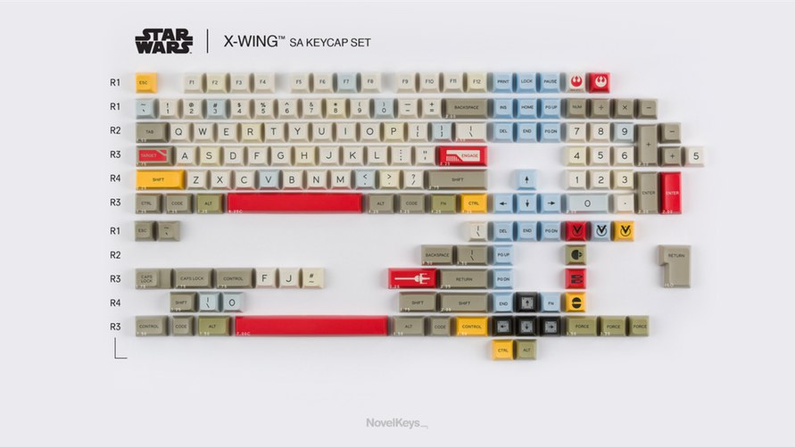 X-Wing | Keycaps Info From Matrix